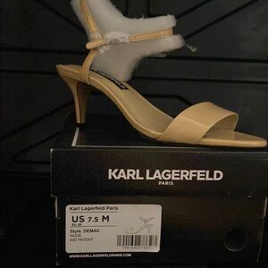 Karl Lagerfeld Nude Heels